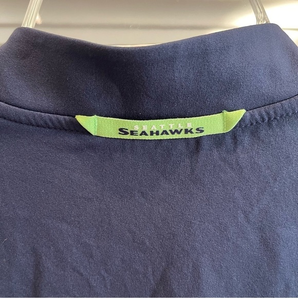 AE:  Nike Dri Fit NFL Seattle Seahawks Jacket Men's M Full-Zip Jacket Navy - Picture 8 of 14